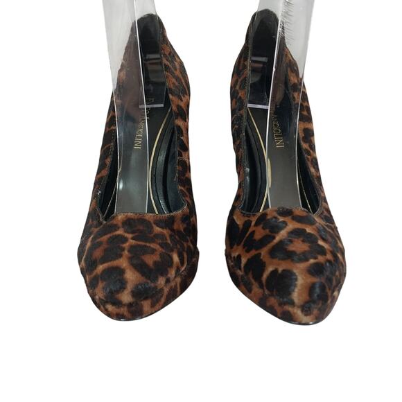 ENZO ANGIOLINI! GENUINE COWHIDE "FUR" LEOPARD PRINT CLASSIC PUMPS, HEELS! SZ 8M - Picture 5 of 10